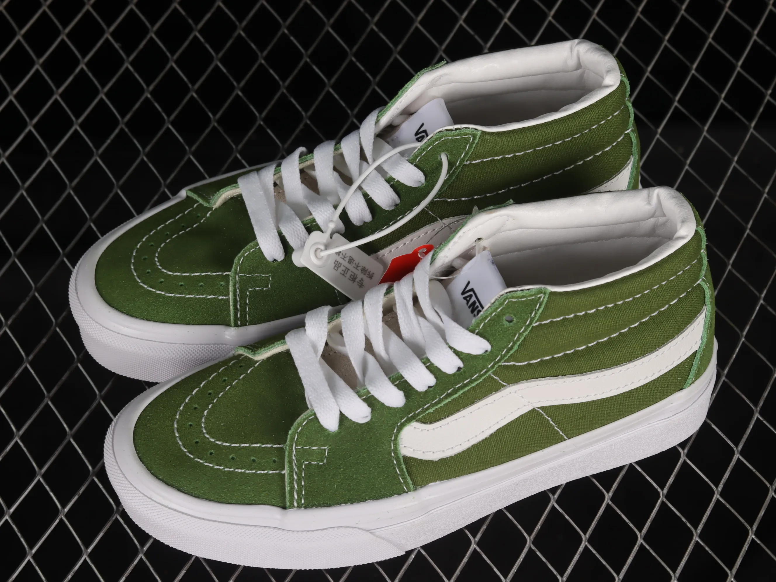 All categories Vans Vans series Vans Mid Vans China Vans Sk8-Mid Vans official 2023 new style Xiaohongshu hot style mid-top series casual sneakers VN0A3WM3609